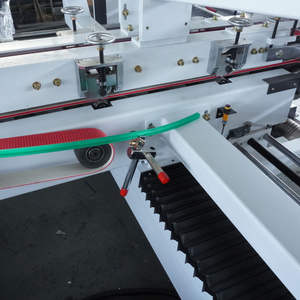 Qzd Beste Verkoper 2600 Golfkarton Vouwen Lijmmachine Kartonnen Kartonnen Doos Map Gluer Machine Prijs - Product Image 4