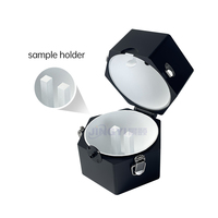 Sphère intégrée ouverte portable pour les tests d'efficacité quantique par fluorescence avec revêtement réfléchissant hautement diffus