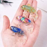Vente en gros d'objets artisanaux en cristal : copeaux de cristal naturel, poisson Koi en résine, ornement en cuivre, animal porte-bonheur, pour la guérison Reiki, décoration intérieure et mariage