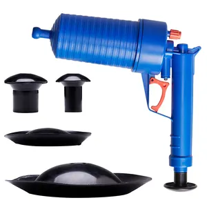 New High Quality Toilet pumping Pressure Pipeline Dredge Device Floor Drain Bathtub Plunger with 4pcs Toilet Inflator Sucker