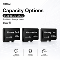 Tarjeta TF C10 de Alta Velocidad 8GB/16GB/32GB, Tarjeta de Expansión de Almacenamiento Portátil Estable, Compatible con Teléfonos Celulares, Tabletas y Reproductores MP3