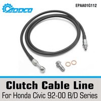 ADDCO pour 92-00 Honda Civic maître complet à ligne de câble d'embrayage cylindre esclave noir EPAA01G112
