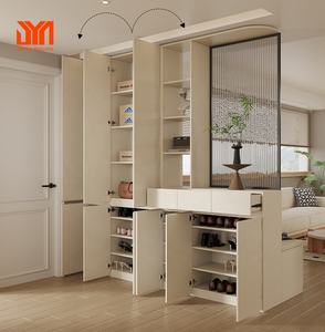 <span class=keywords><strong>JYN</strong></span> étagère mobile personnalisée armoire à chaussures cloison armoire de hall salon étagère à chaussures avec armoire Conner - Product Image 3
