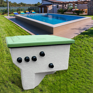 Boîtier d'équipement pour piscine enterrée avec système de filtration complet, <span class=keywords><strong>filtre</strong></span> <span class=keywords><strong>à</strong></span> <span class=keywords><strong>sable</strong></span> et pompe <span class=keywords><strong>à</strong></span> eau - Product Image 4