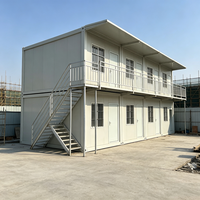 Maison conteneur modulaire détachable, préfabriquée, portable, pour dortoir de chantier, bureau temporaire, bâtiment conteneur