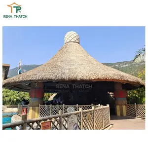 Chất lượng cao tính linh hoạt tốt tổng hợp thatch Palm lợp nhân tạo Palm thatch với khả năng kháng cháy