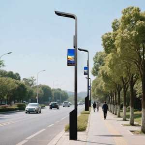 Poste de Alumbrado Público Inteligente de Doble Brazo 2026 de Alta Calidad con Cámara CCTV, Venta al por Mayor de Fábrica - Product Image 3