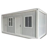 Vente de gros Maisons modulaires préfabriquées en acier avec une chambre à coucher Appartement populaire à contreventement en H pour salle de bain ou supermarché