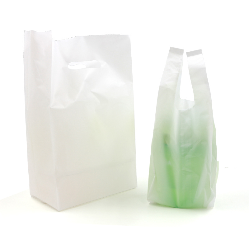 Best Selling PBAT And PLA Biodegradable Compostable Shopping Coffee Milk Tea Bio Bags PLA Compostable Cellophane Bags