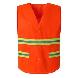 Chaleco de Seguridad Norris de Alta Visibilidad Reflectante en Naranja, Rojo, Azul, Verde y Amarillo para Trabajadores de Carreteras, Ferrocarriles, Saneamiento y Mantenimiento - Product Image 3