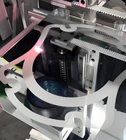 Taille de travail 1300*2500mm verre Laser gravure sablage et trou de forage Machine intelligente LED miroir ponçage Machine de marquage