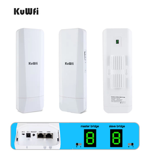 อุปกรณ์เชื่อมต่อเครือข่ายไร้สาย KuWFi รุ่น OEM ที่เหมาะสม 5.8ghz สำหรับภายนอกอาคาร ระยะ 3 กม. แบบจุดต่อจุด พร้อมฟังก์ชั่นขยายสัญญาณ Wifi - Product Image 2