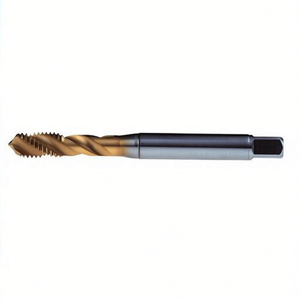 Ttake Ta1266 Universal <b>Tap</b> TiN Coated 40 Degree Helix For Blind Holes 6H Tolerance Tapered <b>Tap</b> - Product Image 2