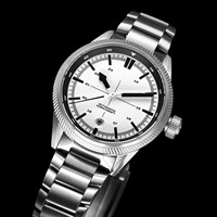 Montre de luxe pour hommes, Style décontracté, titane automatique, Super lumineux, étanche, 100M