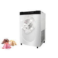 Commerciële desktop hard ijsmachine voor yoghurt & melk, hoge productiviteit, fruitijsmachine voor snackapparatuur