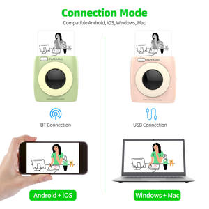 <span class=keywords><strong>Impresora</strong></span> portátil inalámbrica de alta calidad, Mini máquina de impresión térmica de etiquetas adhesivas para teléfono - Product Image 3