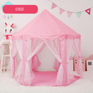 Prix promotionnel Tente de jeu hexagonale pour enfants Château de princesse <span class=keywords><strong>rose</strong></span> Tente <span class=keywords><strong>tipi</strong></span> pour enfants - Product Image 4