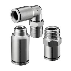 Độ chính xác kết nối khí nén Giao hàng nhanh CNC gia công nhôm thép thấp moq thép không gỉ khả năng - Product Image 1