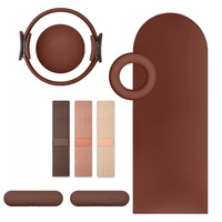 Ensemble de fitness pour la maison avec haltères personnalisés avec logo, tapis de yoga en silicone, nylon et EVA, accessoires de Pilates