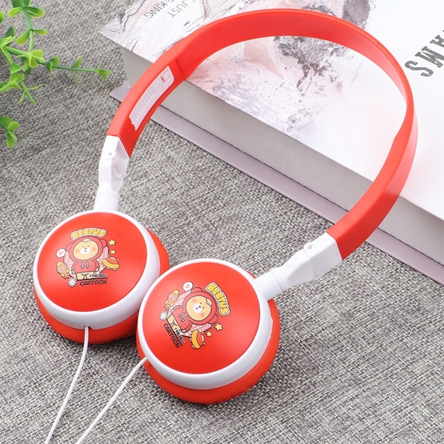 Children's Gaming Music Sports Over-Ear Headset 3.5mm Wired IPX4 Waterproof 6 Colors HUAYUNUO Factory Noise Cancelling No