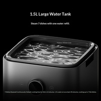 Friteuse à air intelligente Mijia Pro 6,5 L MAF-ST701 Version Globale Sans Huile Cuisson Vapeur Vente en Gros MOQ 10 Unités