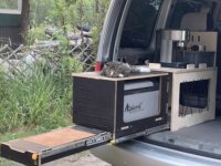 Édition Solo : Table pliante pour camion-lit, coffre de camping-car, camion-café, modification de véhicule de camping