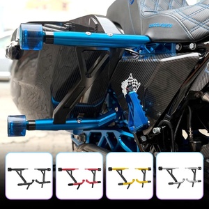 Black3 09-Sau đó Touring Clubstyle Phôi Nhôm DS Phía Sau Tai Nạn Thanh Cho Đường/Đường Phố Trượt Giả Mạo Hợp Kim Thép fairing Xe Máy - Product Image 3