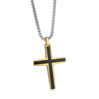 Collar con Colgante de Jesucristo en Acero Inoxidable para Hombre, Popular y en Oferta