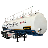 Semi-remorque citerne à carburant en alliage d'aluminium multi-compartiments, 6 compartiments indépendants, capable de transporter différents types d'huiles