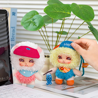Mainan Gantungan Kunci Vinyl Plush Kustom Pabrik, Mainan Vinyl Plush Lucu, Mainan Plush Imut, Plushie