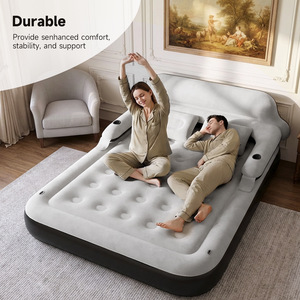 Inflatable <b>Backrest</b> Mattress Large Air Bed EVA Material Portable Home Use Comfort Support Unisex - Product Image 1