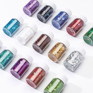 Ultra Shiny Diy Laser Nail Art Mixed Bulk Eye Colorful <b>Glitter</b> Fine Powder Sequins for Christmas Party Supplies - Product Image 3