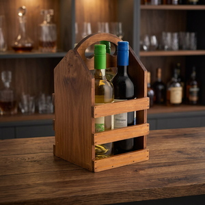Custom Natural Finished Vintage Sustainable Wooden <b>Caddy</b> Utensil Holder Tableware <b>Kitchen</b> Use Non-Folding BS INTERNATIONAL - Product Image 1