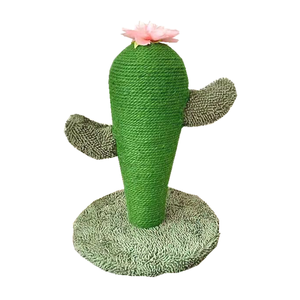 Pohon kucing besar grosir dengan mainan kucing lucu dan cetakan <span class=keywords><strong>Post</strong></span> goresan kaktus sederhana kemasan karton mainan kucing Sisal - Product Image 1