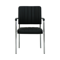 Chaise d'enseignant à structure métallique empilable, chaise de conférence pour visiteurs, pour réunion, réception, bureau