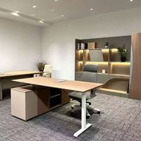 Bureau Ergonomique Intelligent à Hauteur Réglable pour Télétravail, Électrique, Robuste, 250 kg, 4 Moteurs, Table d'Ordinateur sur Pieds à Quatre Pieds