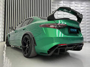 Alfa Romeo Giulia Quadrifoglio อัพเกรด GTA ใหม่คาร์บอนไฟเบอร์แห้งชิ้นส่วนรถยนต์ชุดกันชนหลังสปอยเลอร์ - Product Image 6