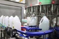 Machine automatique de remplissage et de bouchage de bouteilles d'huile de soja, usine de mise en bouteille d'huile végétale pour la cuisson alimentaire, fabricant