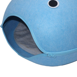 Das Neueste Design des Beliebtesten Umweltfreundlichen Gefilzten Katzenbetts auf dem Europäischen Markt in Form eines Runden Fischkopfes - Product Image 2