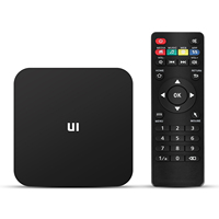 Boîtier TV Android 11 JUNUO U1 4 Go de RAM 4K H.265 S905y4 Quad Core Wi-Fi double bande 2.4G/5G Garantie 1 an Noir Multi-langues