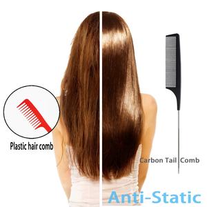 Pettine dei capelli della coda del ratto del perno del barbiere della fibra del carbonio del salone di calore all'ingrosso di alta qualità - Product Image 3