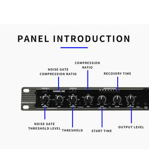 <span class=keywords><strong>GAX</strong></span>- 266XL equipos de sistemas de sonido DJ audio Maximizador de precisión profesional compresor de doble canal limitador de altavoz - Product Image 4