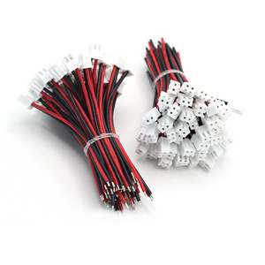 Toptan XH2.54 Terminal bağlantı kablosu, 2P tek kafa kaynak telleri, pil için çevre dostu bağlayıcı teller - Product Image 2