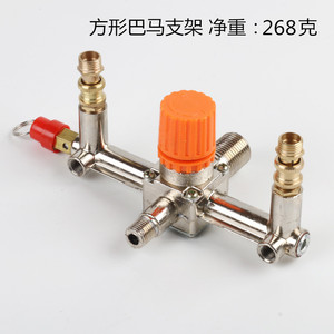Vanne de régulation de pression pour compresseur d'air, à bouton unique jaune, support carré en métal, accessoire pour compresseur d'air - Product Image 5