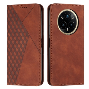 Étui portefeuille à rabat en cuir PU avec porte-cartes pour OPPO Realme 14 Pro <span class=keywords><strong>Plus</strong></span> 5G Reno 13 Pro - Product Image 1