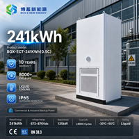 Système de stockage d'énergie à batterie LiFePO4 tout-en-un 241 kWh 125 kW C&I, refroidissement liquide, IP55, extérieur, BESS, optimisation de la consommation, Grid BOX-E/OEM