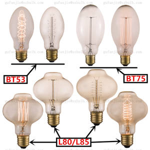 Ampoules de style <span class=keywords><strong>Thomas</strong></span> <span class=keywords><strong>Edison</strong></span> antique 25W 40W 60W, ampoules suspendues A19 ST64 ST58 T185 T30 T45 G80 G95 G125, ampoules <span class=keywords><strong>Edison</strong></span> vintage - Product Image 3