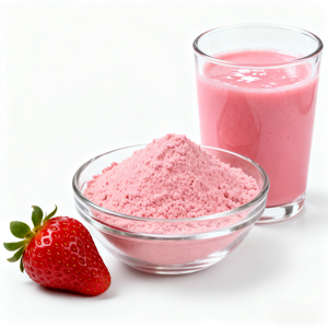 ผงผลไม้สตรอเบอร์รี่ออร์แกนิกสตรอเบอรี่ผงแห้งสารแต่งกลิ่นรสสตรอเบอรี่สำหรับเครื่องดื่ม - Product Image 2