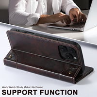 Étui portefeuille magnétique SUTENI en similicuir avec support pour iPhone 18 Pro Max, 17, 16 Plus, 15 Pro, 14, 13, 12
