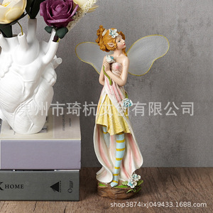 ตุ๊กตาเอลฟ์นางฟ้าดอกไม้ QH-21539 ของตกแต่งสวนกลางแจ้งสำหรับตกแต่งบ้าน ลานบ้าน ห้องนั่งเล่น ห้องทำงาน - Product Image 5